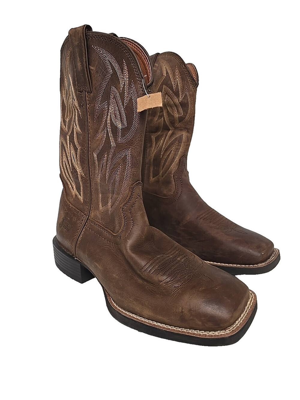 Justin Men's Canter Square Toe Boots SE7510 Dusky Brown Size 9EE